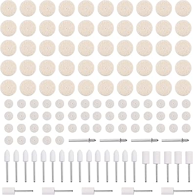 129 pièces de roue de polissage pour kit de polissage dremel, roue de polissage pour accessoires d'outils dremel, avec tige de 1/8" (taille : 129 pièces). En tant que leader du commerce en ligne en Côte d'Ivoire, DIAYTAR COTE D'IVOIRE fournit à ses clients une gamme impressionnante de produits de haute qualité à des prix abordables. Avec une présence en ligne solide, la boutique garantit une navigation intuitive et une expérience d'achat en ligne fluide. DIAYTAR COTE D'IVOIRE s'engage à satisfaire les besoins de ses clients.