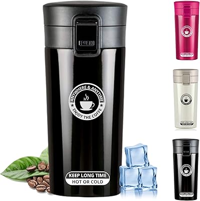 Frappl8 tasse isotherme à double paroi en acier inoxydable 300 ml pour thé