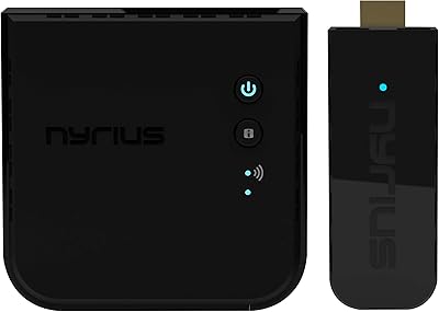 Émetteur et récepteur vidéo hdmi sans fil nyrius aries pro+ pour diffuser des vidéos 1080p jusqu'à 165 pieds depuis un ordinateur portable, un pc, un décodeur câble, une console de jeu, un appareil photo reflex numérique vers un téléviseur, un projecteur ou un écran de salle de réunion (npcs650). DIAYTAR COTE D'IVOIRE est une plateforme de commerce électronique qui propose une large gamme de produits et de services. Les clients peuvent choisir parmi des catégories telles que l'électronique, la mode, les produits pour la maison et bien plus encore. La boutique en ligne est conçue pour offrir une expérience d'achat en ligne facile et sécurisée.