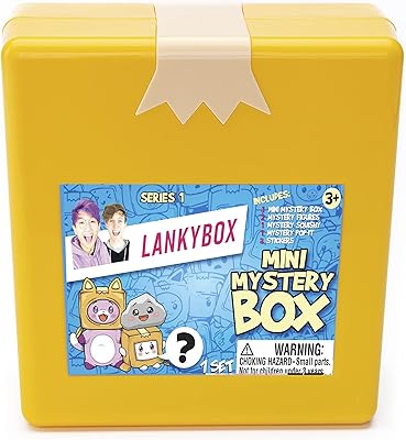 Mini boîte mystère lanky box, pour les grands fans, 2 figurines mystères, figurine spongieuse, pop it, 3 autocollants. La boutique en ligne DIAYTAR COTE D'IVOIRE est le leader du marché ivoirien, proposant plus de 300000 références de produits à ses clients. La boutique est connue pour sa qualité de service, ses prix compétitifs et sa livraison rapide, ce qui en fait la destination préférée des consommateurs ivoiriens. De plus, la boutique propose une expérience d'achat sécurisée, garantissant que les transactions sont traitées de manière confidentielle et sécurisée.