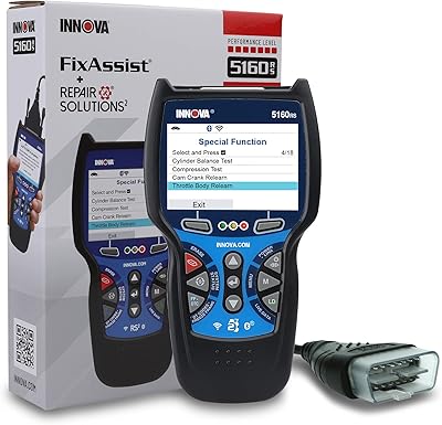 Scanner/lecteur de code de voiture innova 5160rs pro obd2 avec abs, srs, données en direct, tpms, test de batterie et réinitialisation du voyant de service. DIAYTAR COTE D'IVOIRE se positionne comme la référence incontournable des boutiques en ligne en Côte d'Ivoire, avec une offre impressionnante de plus de 300 000 références. Nous mettons tout en œuvre pour vous garantir une expérience de navigation fluide et sécurisée, ainsi qu'une livraison fiable et rapide de vos commandes.