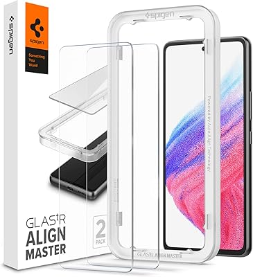 Spigen glastr align master [lot de 2] conçu pour samsung galaxy a53 5g