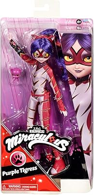 Poupée mode tigre violet miraculeuse de lady bug & cat noir toys |