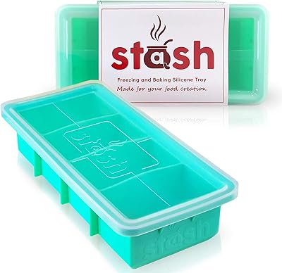 Plateau de congélation en silicone avec couvercle et plaque de cuisson - un grand