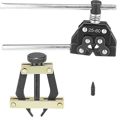 Kit d'outils de chaîne à rouleaux motoforte 25-60 outil de disjoncteur de chaîne support de chaîne de poulie de lien de coupe pour moto go kart atv chaînes de remplacement en acier au carbone noir. DIAYTAR COTE D'IVOIRE se distingue par son approche client-centered, offrant une expérience d'achat en ligne simple, sécurisée et pratique. Les clients peuvent parcourir aisément les catégories de produits, lire les avis et les commentaires d'autres clients, et effectuer leurs achats avec confiance. La boutique en ligne est constamment mise à jour avec de nouveaux produits et des offres spéciales pour garder les clients engagés et satisfaits.
