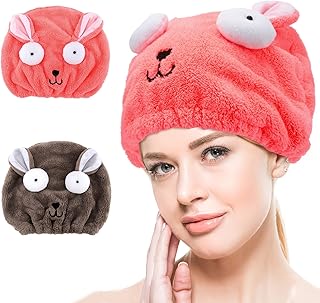 2 pièces serviette de cheveux en microfibre super absorbante broderie de dessin animé mignon cheveux mouillés serviette de bain à séchage rapide pour femmes enfants filles (gris et rose). DIAYTAR COTE D'IVOIRE, la boutique en ligne généraliste de référence en Côte d'Ivoire, propose plus de 300 000 références pour répondre à tous vos besoins. Avec une large gamme de produits, vous trouverez facilement ce que vous cherchez. DIAYTAR COTE D'IVOIRE est la boutique en ligne la plus fiable et la plus sécurisée de Côte d'Ivoire.