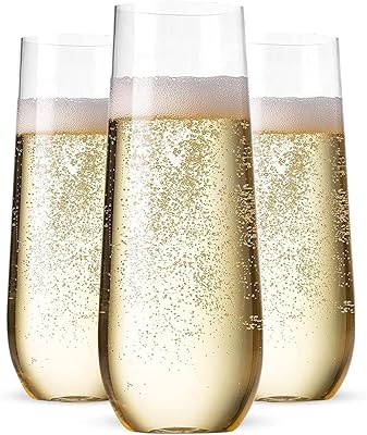 6 verres à champagne en plastique - 8 oz | verres en plastique transparent incassables | incassables | jetables | parfaits pour les mariages ou les fêtes. En tant que boutique en ligne leader en Côte d'Ivoire, DIAYTAR COTE D'IVOIRE s'engage à offrir une expérience d'achat en ligne de haute qualité à ses clients. Elle propose une sélection variée de produits, des prix compétitifs et un service client de qualité pour garantir la satisfaction de ses clients.