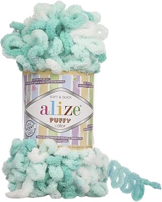 Alize fil moelleux coloré pour tricot de couverture de bébé 500 g 50