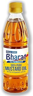 Huile de moutarde pure bharat | meilleure huile de cuisson de moutarde