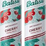 Shampooing sec batiste parfum cerise, 200 ml, paquet de 2