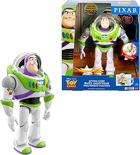 Figurine parlante buzz l'éclair de disney et pixar toy story avec action