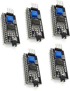 5pcs 1602lcd display iic/i2c/twi/sp i port de carte d'interface série pour arduino