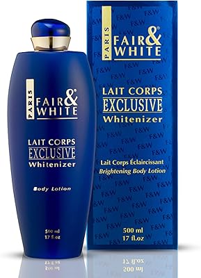 Lait corporel éclaircissant exclusif fair & white de light corps