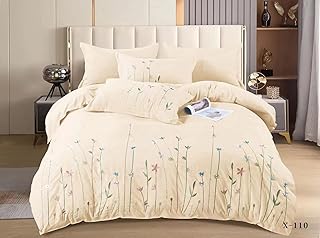 Parure de lit mmm king size parure 6 pièces en coton