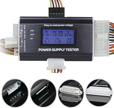 Optimal shop 20 24 4 6 8 18" lcd testeur d'alimentation pour ordinateur