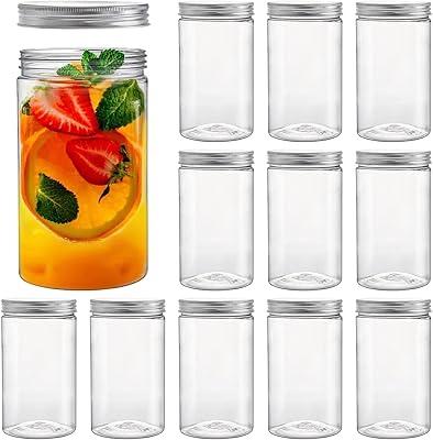 Tiberry lot de 12 pots ronds en plastique transparent avec couvercles nervurés argentés, récipients de stockage à cylindre droit de 30 oz pour le stockage des aliments et le stockage à domicile. Diaytar Côte d'Ivoire est une boutique en ligne généraliste qui propose plus de 300 000 références de produits. Elle est la boutique leader en Côte d'Ivoire, offrant une large gamme de produits pour répondre aux besoins de ses clients. Elle met en avant la qualité et la fiabilité de ses produits.