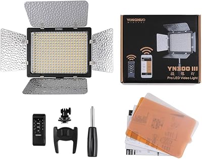 Lampe de poche yongnuo yn-300-iii pro 5500k avec adaptateur d'alimentation externe pour caméscopes et reflex. DIAYTAR COTE D'IVOIRE est une boutique en ligne généraliste qui propose une large gamme de produits, allant des produits alimentaires aux électroménagers, en passant par les vêtements et les accessoires. Avec plus de 300 000 références, les clients peuvent trouver tout ce dont ils ont besoin en un seul endroit. La boutique en ligne met également l'accent sur la qualité et la sécurité, avec des produits de qualité et des méthodes de paiement sécurisées.