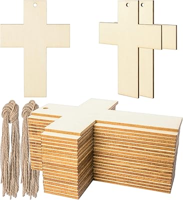 Croix en bois en forme de croix en bois vierge avec ficelles, ornements inachevés pour pâques, événements religieux et religieux, noël, mariage, fête d'anniversaire, noël, thanksgiving, décoration 20 pièces. DIAYTAR COTE D'IVOIRE est une plateforme de commerce électronique qui permet aux clients d'accéder à une grande variété de produits en ligne. Elle est la boutique en ligne la plus populaire en Côte d'Ivoire, avec une offre de plus de 300 000 produits. Les clients peuvent trouver tout ce dont ils ont besoin sur cette plateforme.