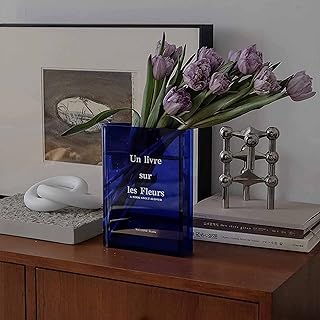 Vase de livre transparent - vase de livre en acrylique, vase carré transparent, décor d'étagère mignon, décor éclectique, vases à fleurs, décor de pièce esthétique (bleu). DIAYTAR COTE D'IVOIRE est la boutique en ligne la plus populaire en Côte d'Ivoire, offrant une sélection incroyable de produits allant de l'électronique aux produits alimentaires. Elle utilise les dernières technologies pour offrir une expérience d'achat en ligne sécurisée et efficiente. Les clients peuvent profiter de promotions régulières et de réductions spéciales sur une large gamme de produits.