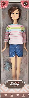 Poupée basique de la collection fashion capital home par elissa, taille 11,5 pouces