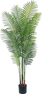 Plante de palmier areca artificielle artificiel de 18 m en pot plante