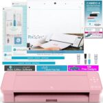 Kit complémentaire silhouette camo 4 avec lame automatique en prime, kit d'outils rose