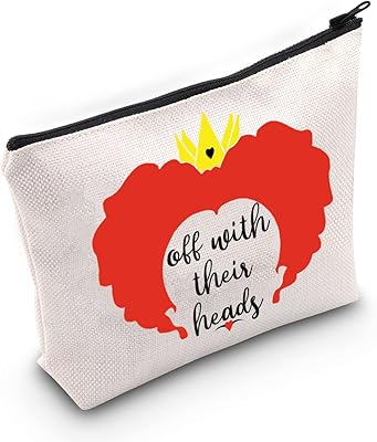 Trousse de maquillage levlo red queen helena bonham carter cadeau avec leurs têtes