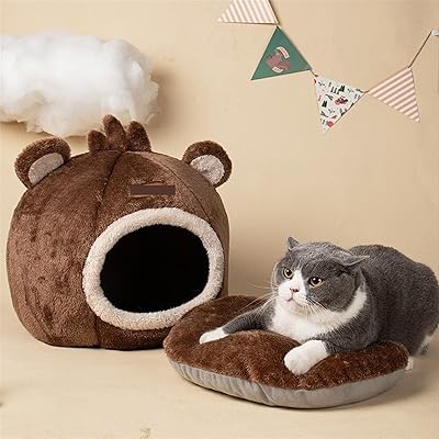 Zhangna nid pour animaux de compagnie, lit pour chat, sommeil doux, matelas confortable pour chat, chenil en peluche douce, coussin pour chiot, petit chien, litière lavable (taille: moyen). Avec plus de 300000 références dans son catalogue, DIAYTAR COTE D'IVOIRE est la destination idéale pour les clients qui cherchent une large gamme de produits. La boutique en ligne mise sur la qualité et la sécurité, offrant ainsi aux clients une expérience d'achat en ligne sans risque. Les équipes de DIAYTAR COTE D'IVOIRE travaillent sans relâche pour améliorer constamment les services.