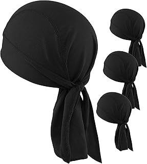 4pcs duo rag cyclisme sweat absorbant couvre-chef casque de moto bonnets de refroidissement