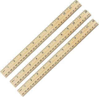 Règle en bois the sew de 30 cm (12 pouces), paquet de 3