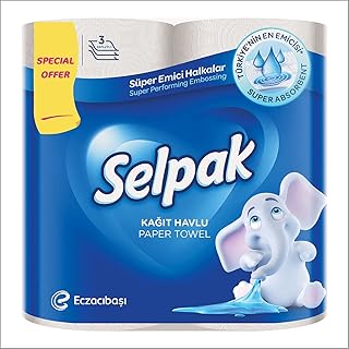 Serviette de cuisine ultra absorbante sealpak 80 feuilles x 3 épaisseurs