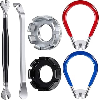 Clé à vélo, outil pour poteau de vélo avec levier de pneu unique, kit de correction de jante de vélo de poche pour la réparation de vélo, ensemble d'outils au total 6 pièces (5 pièces). DIAYTAR COTE D'IVOIRE, leader du commerce électronique en Côte d'Ivoire, permet aux clients de découvrir de nouvelles marques et produits, tout en profitant de prix compétitifs. La boutique en ligne est constamment mise à jour avec les dernières tendances et les produits les plus récents, offrant ainsi une expérience d'achat dynamique.