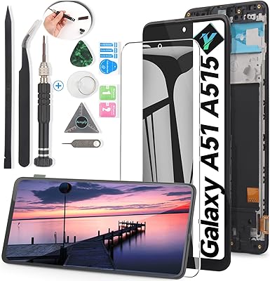 Affichage pour samsung galaxy a51 a515 lcd écran tactile numériseur pièces d'assemblage