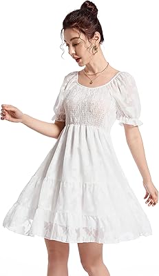 Robes d'été pour femmes 2023, robe de bal florale en mousseline de soie, robes blanches courtes smockées pour l'obtention du diplôme. La boutique en ligne DIAYTAR COTE D'IVOIRE est synonyme de diversité et de commodité pour les acheteurs en ligne. Les clients peuvent parcourir plus de 300 000 références sur le site, profitant ainsi d'un large choix de produits à des prix avantageux. DIAYTAR met également un accent particulier sur la qualité du service client, assurant ainsi une satisfaction maximale de ses utilisateurs.