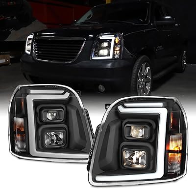 Akon pour gmc yukon xl 1500 2500 2007-2014 [led c-tube drl] paire