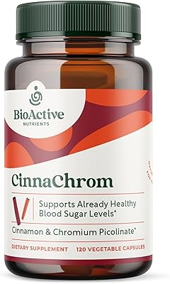 Complément alimentaire bioactive nutrients cinnachrom - picolinate de chrome, capsules de cannelle