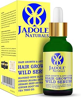 Sérum botanique jadol naturals pour la croissance des cheveux et traitement anti-chute à