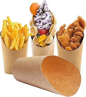 [50 pièces] gobelets à frites jetables en papier kraft robuste pour gaufres, pop-corn, support à sandwich, pain, crème glacée (12 oz). Avec une offre de plus de 300 000 références, DIAYTAR COTE D'IVOIRE est la boutique en ligne la plus complète de Côte d'Ivoire. Les clients peuvent trouver des produits de qualité à des prix compétitifs, avec des options de livraison et de paiement flexibles.
