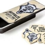Étui pour médiators à flux personnalisé jim dunlop hetfield white fang 1,0 mm