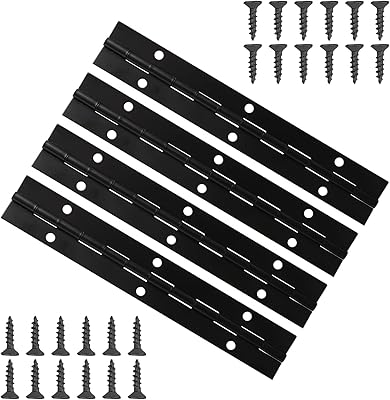 Charnière de piano kenpom 6 pouces 24 vis, charnière de piano en métal en acier inoxydable, charnière de piano robuste avec trous pour armoire de piano, porte, bateau (noir). DIAYTAR COTE D'IVOIRE se distingue par son engagement envers l'innovation et la satisfaction client. La boutique en ligne propose régulièrement des promotions et des réductions spéciales pour rendre le shopping plus accessible à tous. Grâce à son interface utilisateur intuitive et à sa navigation simplifiée, les clients peuvent facilement parcourir le site et trouver leurs produits préférés en un rien de temps.