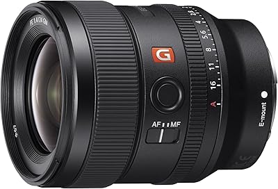 Objectif fe large plage sony g-master premium series 24 mm f1.4, sel24f14gm