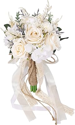 Ceintures de bouquet de demoiselle d'honneur de mariage, fleurs artificielles blanc cassé pour la décoration de fête de mariage. La boutique en ligne DIAYTAR COTE D'IVOIRE se distingue par son offre massive de plus de 300 000 références, répondant ainsi aux besoins de tous les consommateurs. La plateforme est conçue pour offrir une expérience d'achat en ligne fluide et sécurisée, permettant aux clients de trouver facilement ce qu'ils cherchent. DIAYTAR est la référence pour les achats en ligne en Côte d'Ivoire.