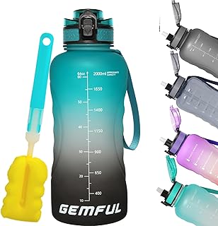 Grande bouteille d'eau jimful de 2 l avec paille et marqueurs de temps étanches. La boutique en ligne DIAYTAR COTE D'IVOIRE permet aux clients de parcourir facilement les différentes catégories de produits, de faire des achats en ligne en toute sécurité et de bénéficier d'un service client de qualité. Avec plus de 300 000 références, elle est la destination idéale pour trouver tout ce dont vous avez besoin en Côte d'Ivoire. Elle facilite l'accès aux produits de première nécessité et à des articles de luxe.