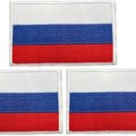 Jafed patchs de drapeau tactique brodés de la russie avec chapeaux tactiques, sacs