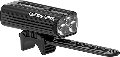 Éclairage de vélo intelligent lezyne super drive 1600xxl | éclairage led programmable, autonomie
