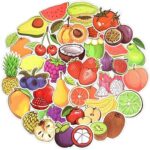 Autocollants de fruits et légumes qtl pour enfants, pour scrapbooking, bouteilles d'eau