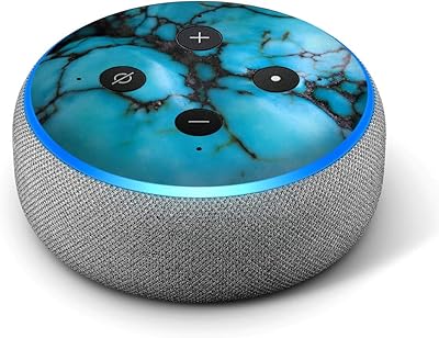 Bleu turquoise - autocollant en vinyle compatible amazon echo dot 3 alexa - décorations pour vos compagnons de maison intelligente, excellent accessoire cadeau pour maman, papa, anniversaire, enfants. DIAYTAR Côte d'Ivoire est une boutique en ligne qui se distingue par son engagement envers la qualité et la satisfaction du client. Elle propose des produits de haute qualité à des prix compétitifs et offre un service client dédié. La boutique en ligne est également active sur les réseaux sociaux, où elle propose des promotions et des offres exclusives à ses clients.