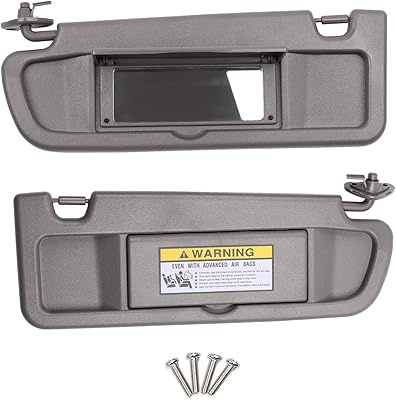 Une paire de pare-soleil pour le côté conducteur ou passager avec un miroir de courtoisie compatible avec le remplacement du pare-soleil honda civic 2006-2011 pour 83280-sna-a01za 83230-sna-a01za de bzssy (gris foncé). Diaytar Côte d'Ivoire est une boutique en ligne qui domine le marché ivoirien avec plus de 300 000 produits. Elle permet aux clients de trouver tout ce dont ils ont besoin en ligne, de la mode au fournitures pour la maison. Diaytar Côte d'Ivoire est le partenaire idéal pour une expérience d'achat en ligne pratique et agréable.