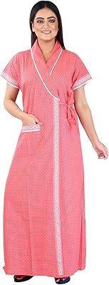 Peignoir en coton bellamy, manteau de maison, vêtements de nuit, chemise de nuit