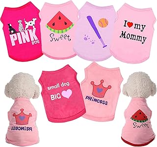 6 pièces vêtements pour chiots t-shirt pour animaux de compagnie avec lettres drôles sweat-shirt pour chiots et chiots débardeurs pour filles petits chiens moyens chats (petit). DIAYTAR COTE D'IVOIRE, la boutique en ligne généraliste leader en Cote d'Ivoire, propose plus de 300000 références pour répondre à tous vos besoins. Vous pouvez trouver tout ce qu'il vous faut, des produits alimentaires aux électroménagers, en passant par les vêtements et les accessoires. Avec DIAYTAR COTE D'IVOIRE, faites vos achats en ligne en toute sécurité et rapidité.